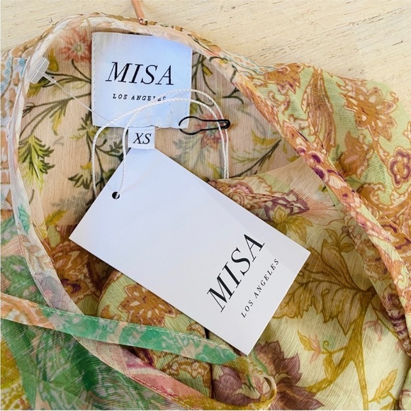 Misa Los Angeles Alana V-Neck High-Low - Picture 8 of 9